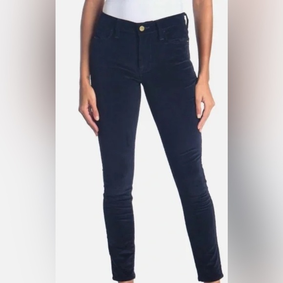 Frame Denim Midnight Skinny Pants - Picture 1 of 10